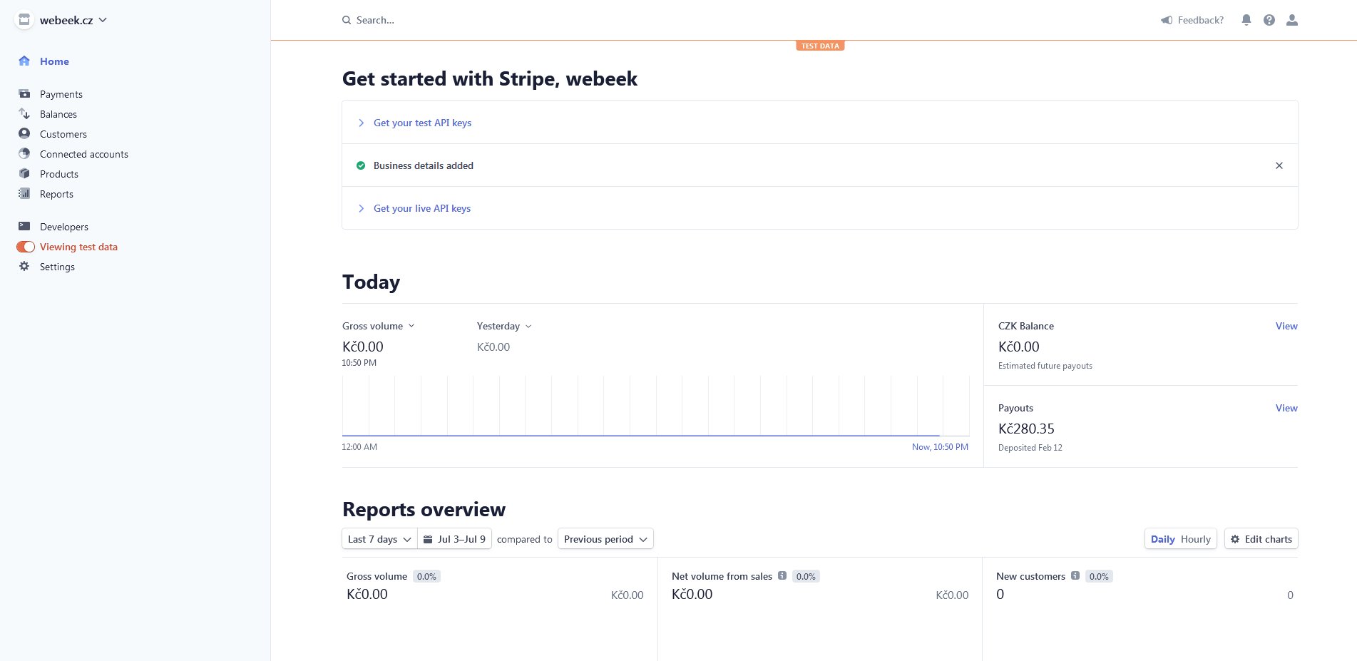 Stripe Dashboard