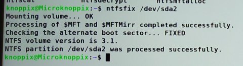 ntfsfix 33ntfsfix